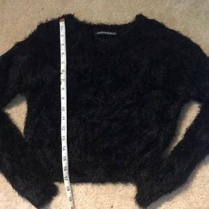Brandy Melville fuzzy crop sweater